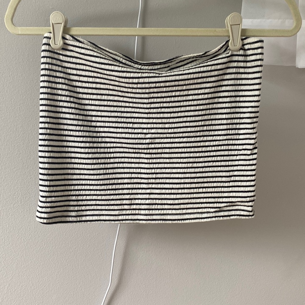 american eagle striped tube top